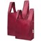 Wrapables JoliBag Nylon Reusable Grocery Bag, 2 Pack, Burgundy